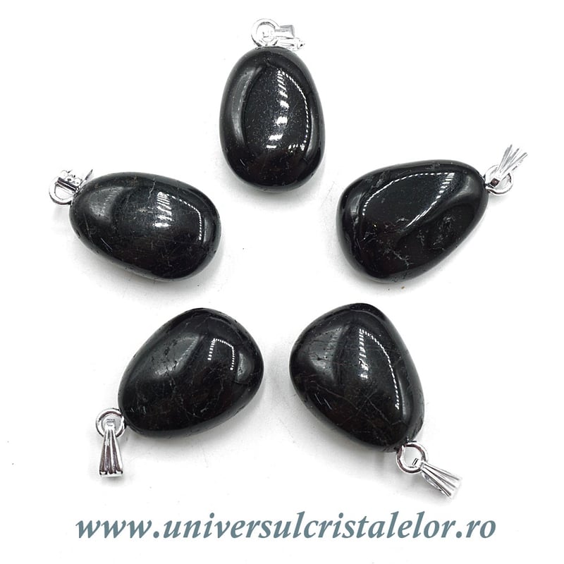 Pandantiv turmalina neagra lacrima