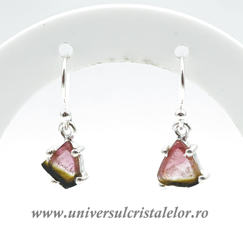 Cercei turmalina pepene