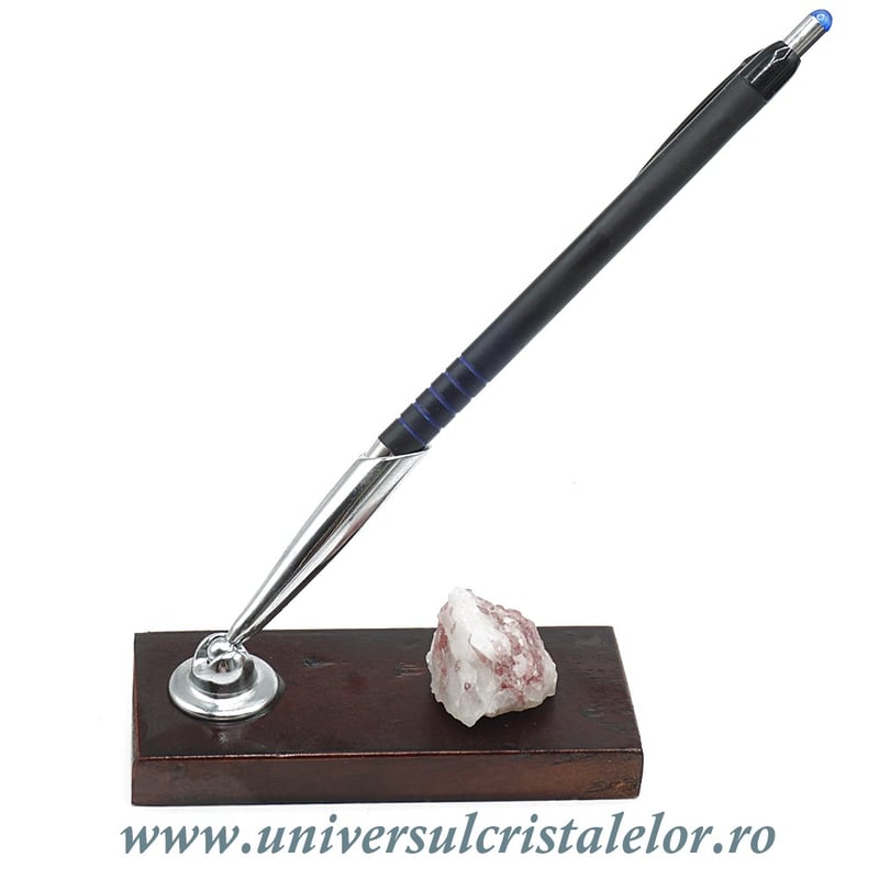 Suport pix cu turmalina roz