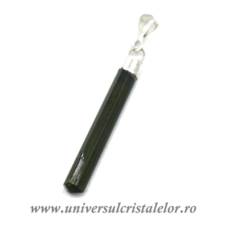 Pandantiv turmalina verde