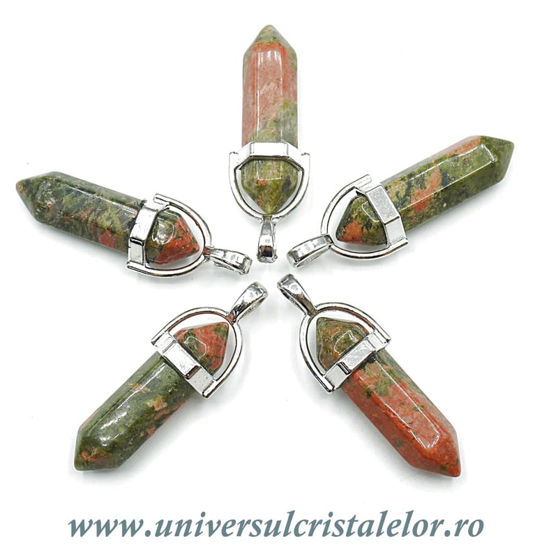 Pandantiv unakit dublu varf