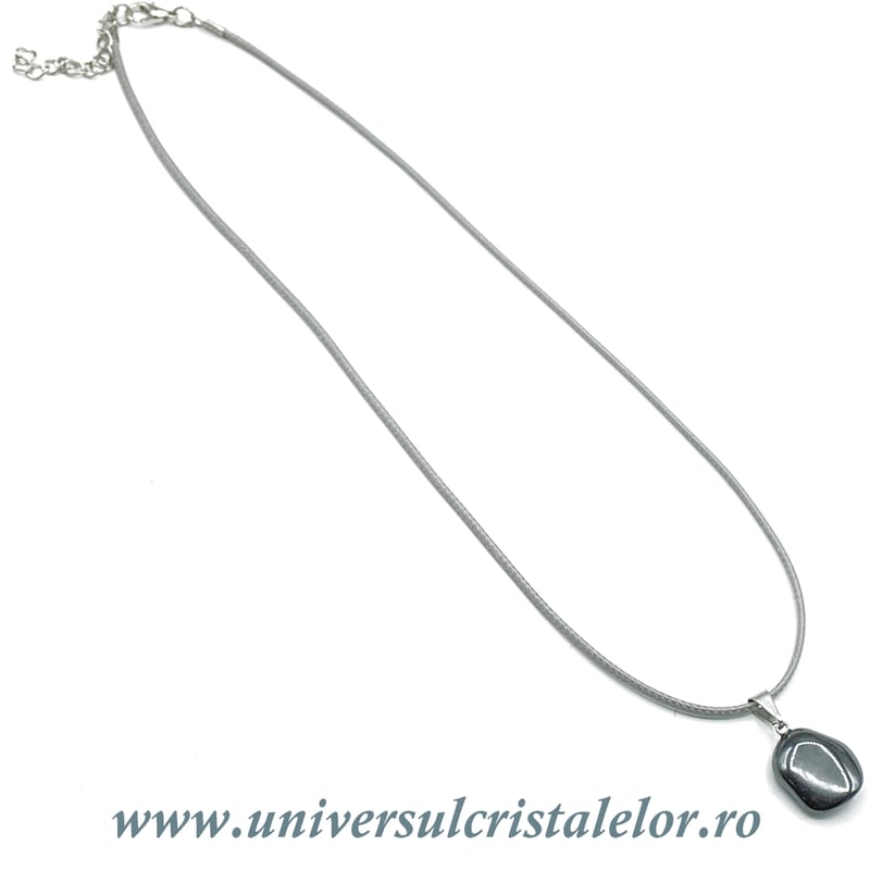 Snur cerat gri pentru pandantiv