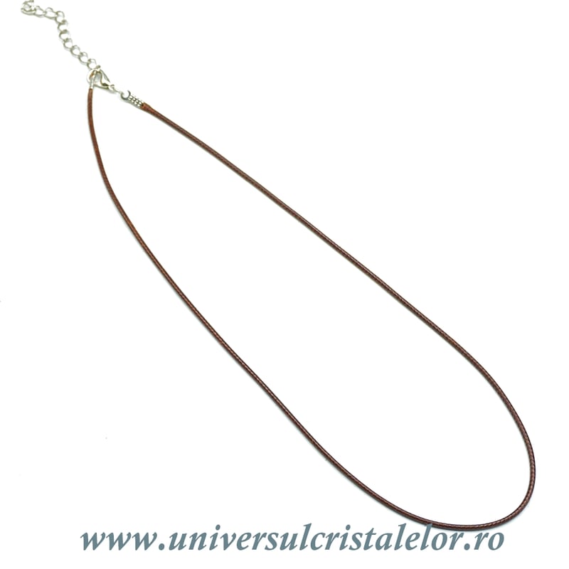 Snur cerat maro pentru pandantiv