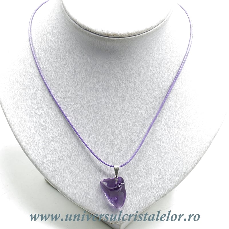 Snur cerat mov pentru pandantiv