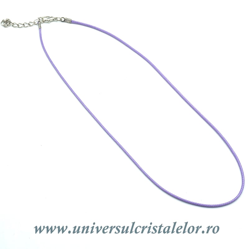 Snur cerat mov pentru pandantiv