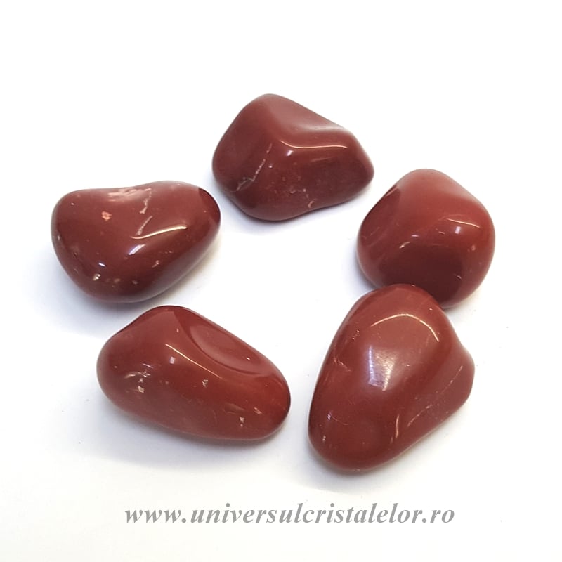 Jasp rosu piatra rulata