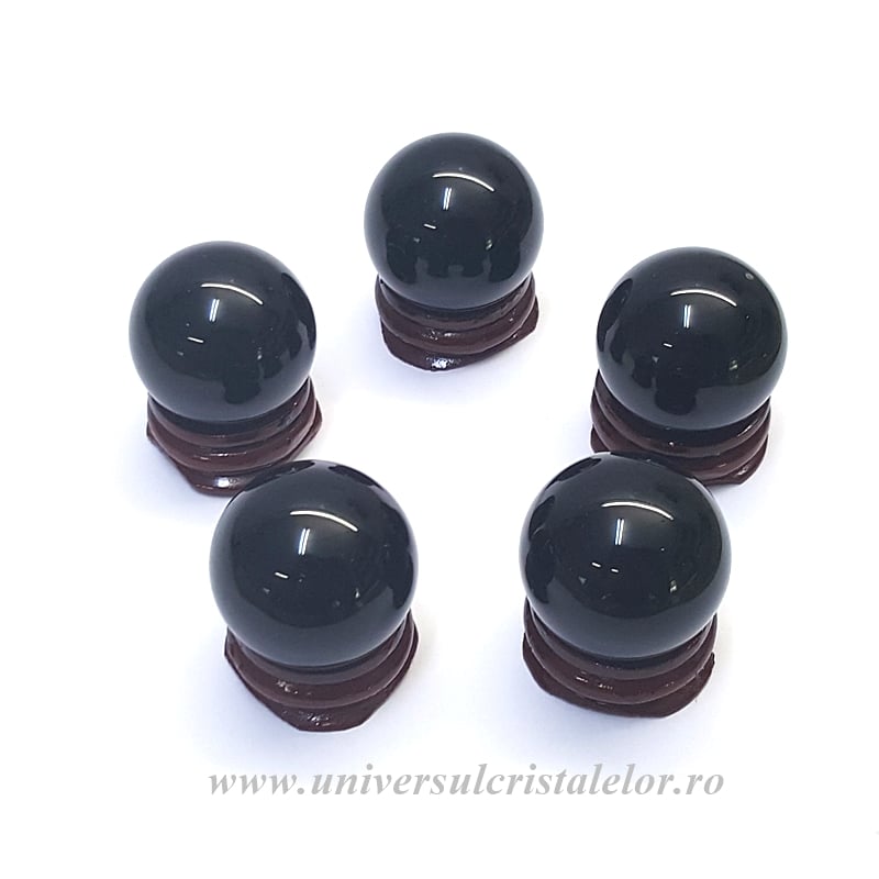 Sfera obsidian negru