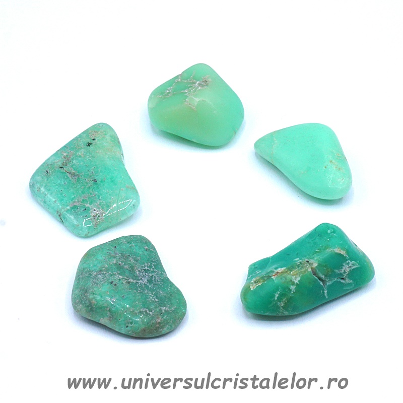 Crisopraz piatra rulata