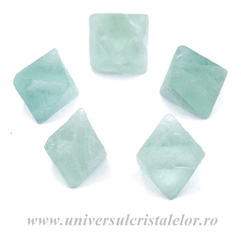 Fluorina (Fluorit) Octaedru fluorina verde