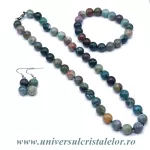 Set bijuterii agat muschi