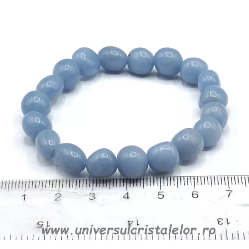 Bratara angelit rotund - 8/9 mm Bratara angelit rotund - 8/9 mm