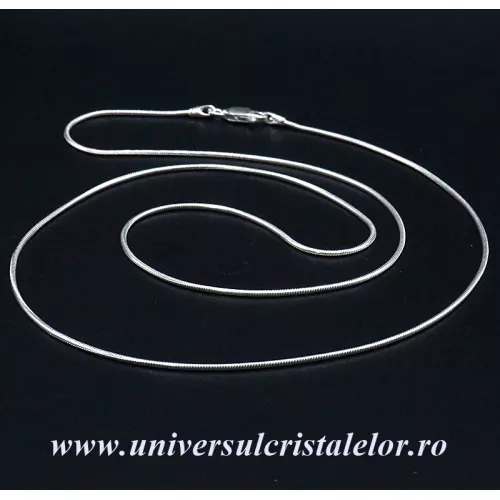 Lantisor Argint model sarpe 55 cm Lantisor Argint model sarpe 55 cm