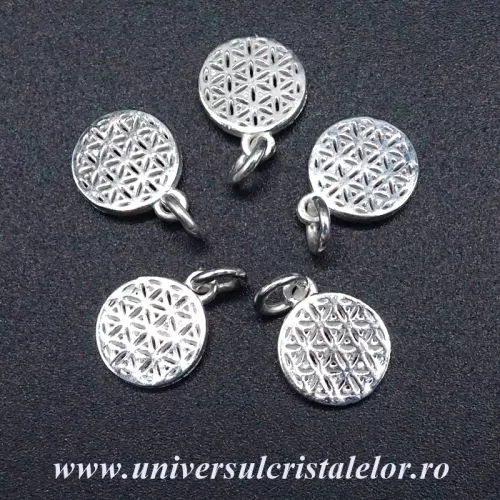 Pandantiv floarea vietii 9 mm