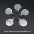 Pandantiv floarea vietii 1.5 cm