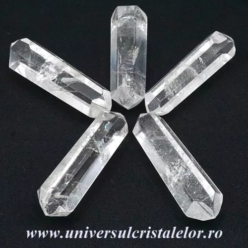 Bagheta Dublu varf cristal de stanca  Bagheta Dublu varf cristal de stanca