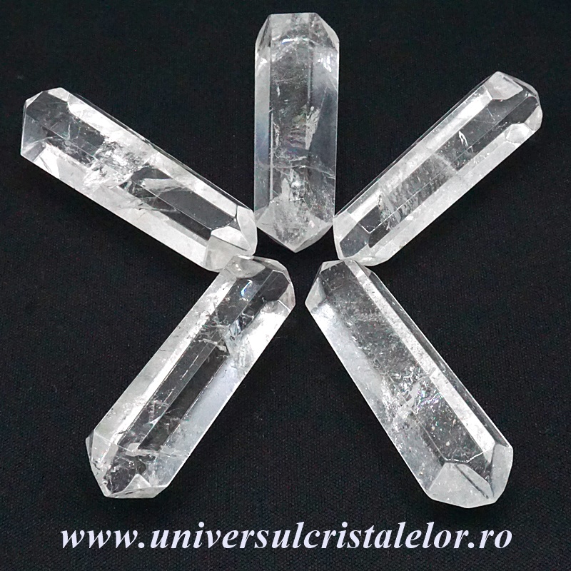 Bagheta Dublu varf cristal de stanca Bagheta Dublu varf cristal de stanca