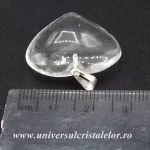 Pandantiv cristal de stanca inima Pandantiv cristal de stanca inima