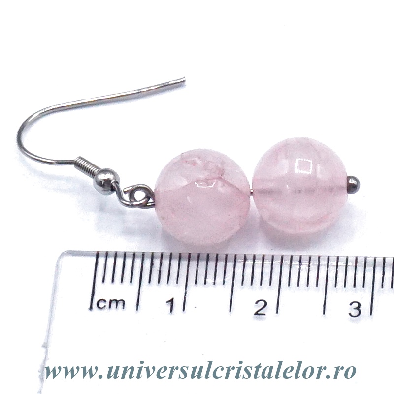 Set bijuterii cuart roz