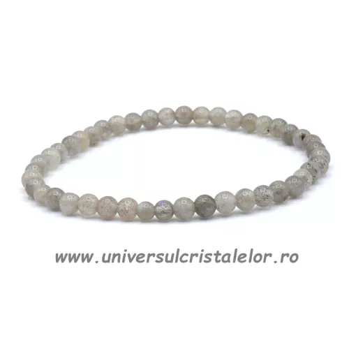 Bratara labradorit rotund - 4 mm Bratara labradorit rotund - 4 mm