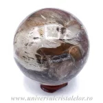 Sfera lemn pietrificat Sfera lemn pietrificat