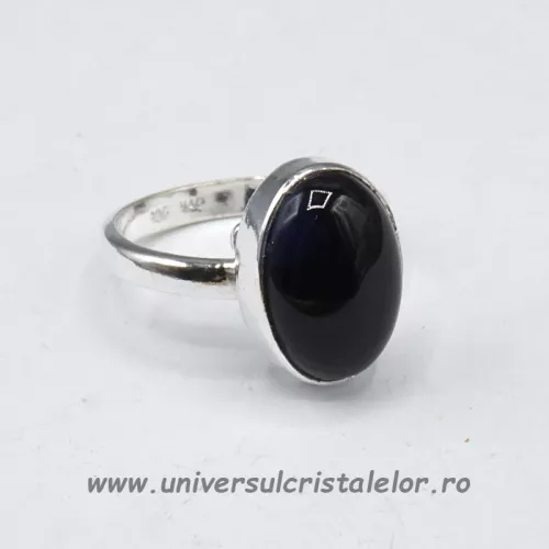 Inel onix negru oval reglabil m2 Inel onix negru oval reglabil m2