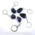 Breloc obsidian negru