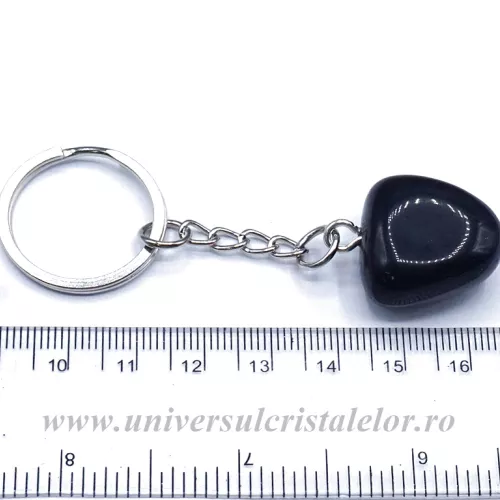 Breloc obsidian negru Breloc obsidian negru