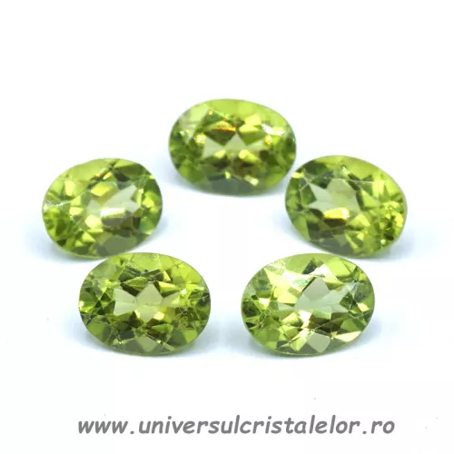 Peridot fatetat oval 8 / 6 mm Peridot fatetat oval 8 / 6 mm