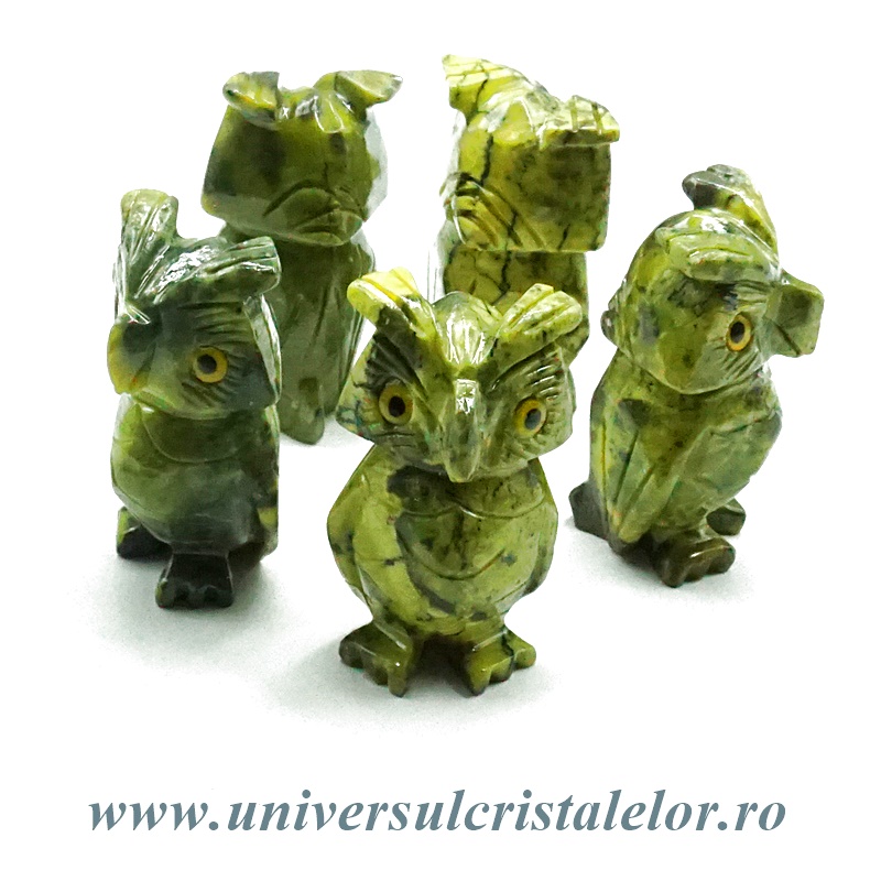 Figurina serpentin bufnita Figurina serpentin bufnita