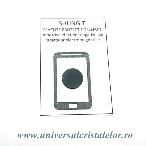 Shungit (protectie rotunda telefon) 2 cm Shungit (protectie rotunda telefon) 2 cm