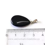 Pandantiv obsidian negru lacrima Pandantiv obsidian negru lacrima