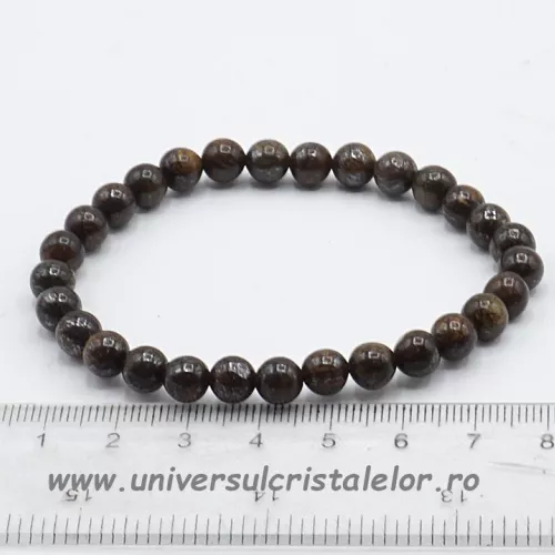 Bratara bronzit rotund - 4 mm Bratara bronzit rotund - 4 mm