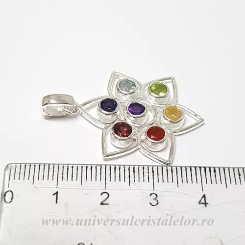 Pandantiv chakre si floarea vietii m1