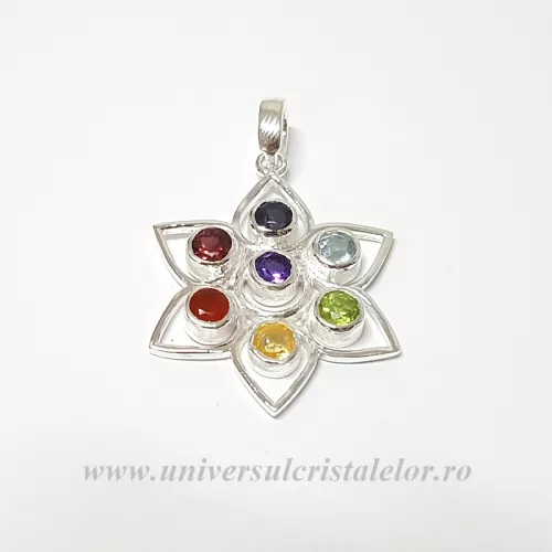 Pandantiv chakre si floarea vietii m1