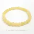 Bratara calcit galben rotund - 6 mm