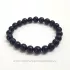 Bratara turmalina neagra rotund - 8 mm