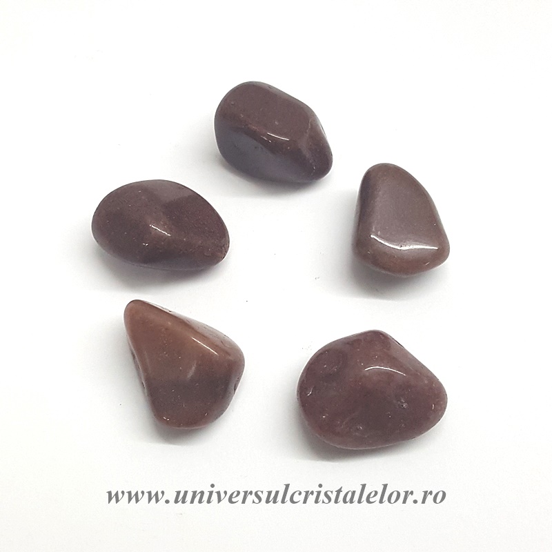Aventurin rosu piatra rulata Aventurin rosu piatra rulata