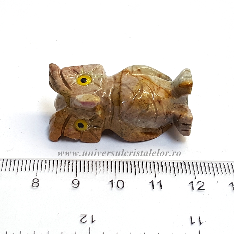 Figurina steatit bufnita Figurina steatit bufnita