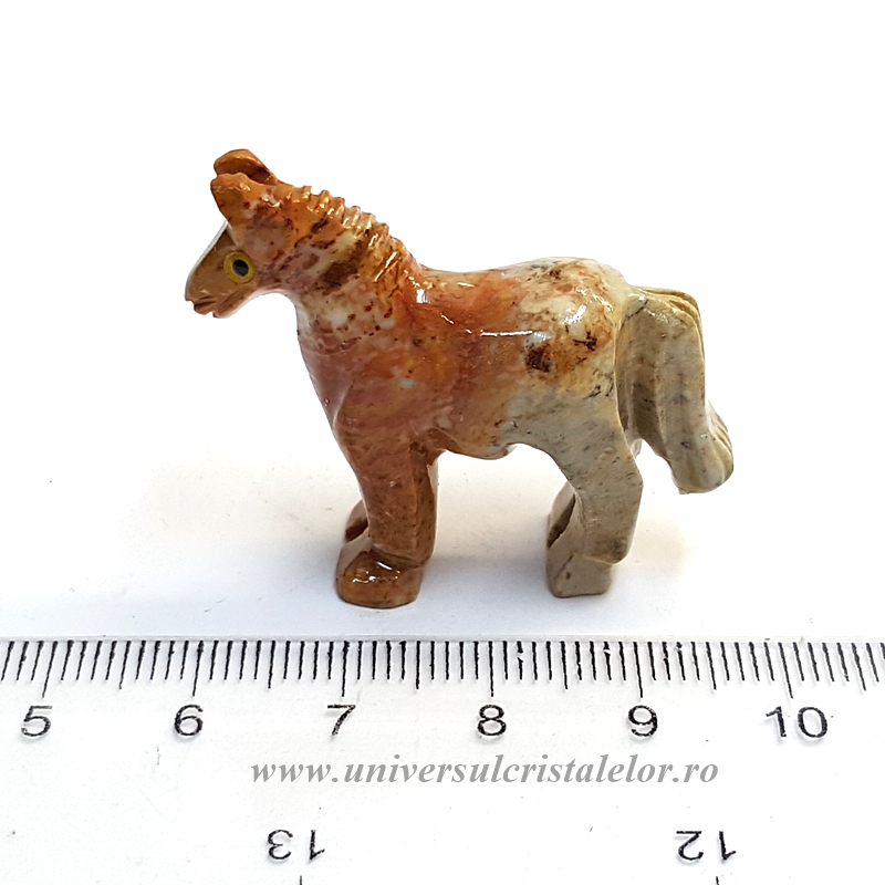 Figurina steatit cal Figurina steatit cal