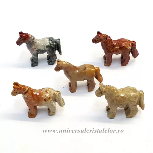 Figurina steatit cal  Figurina steatit cal