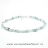 Bratara acvamarin rotund fatetat - 3,3mm