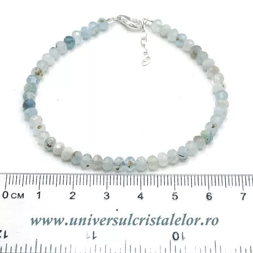 Bratara acvamarin fatetat Bratara acvamarin fatetat