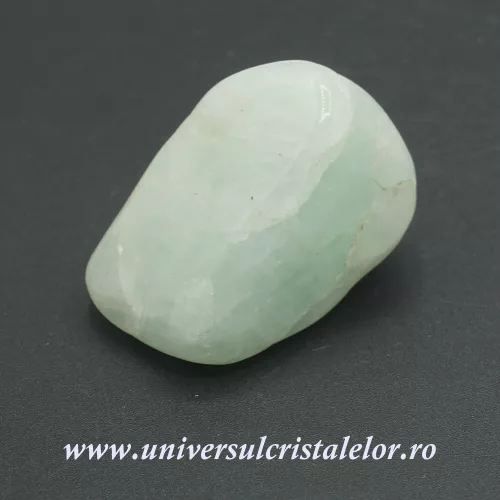 Acvamarin piatra rulata unicat m02