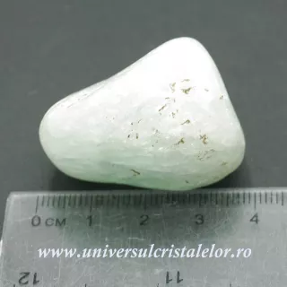 Acvamarin piatra rulata unicat m03