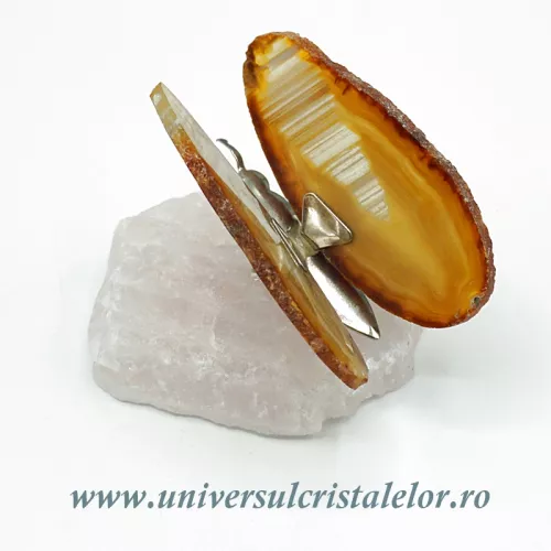 Fluture agat unicat m25