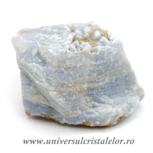 Agat albastru dantela mineral unicat m14