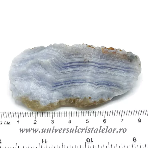 Agat albastru dantela mineral unicat m16 Agat albastru dantela mineral unicat m16