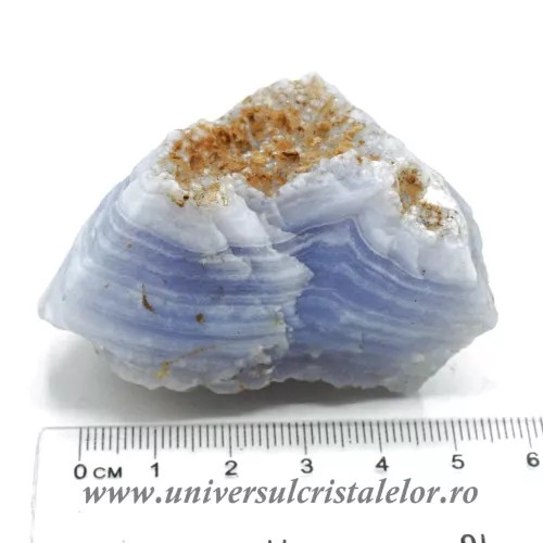 Agat albastru dantela mineral unicat m04 Agat albastru dantela mineral unicat m04