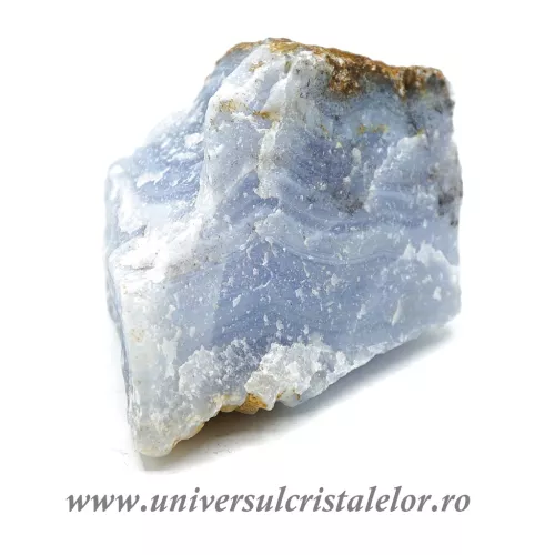 Agat albastru dantela mineral unicat m14