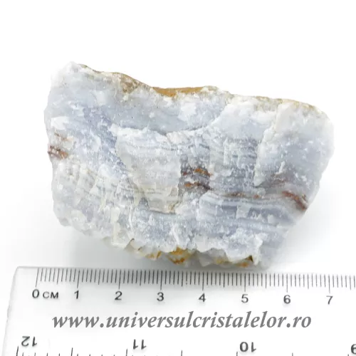 Agat albastru dantela mineral unicat m08